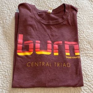Burn Boot Camp location unisex t shirt size M